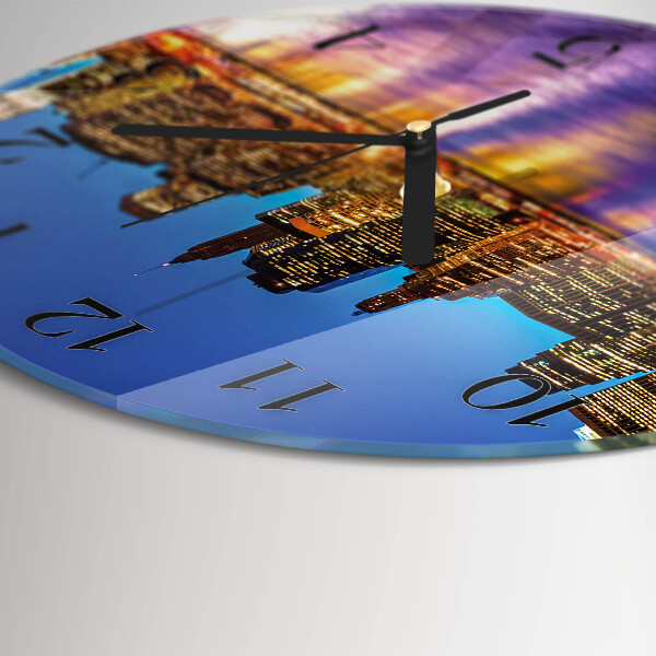 Wanduhr rund Horizont