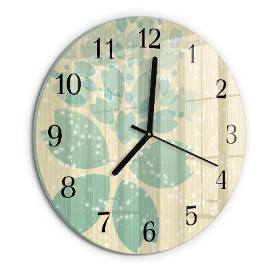 Wanduhr rund Abstraktion