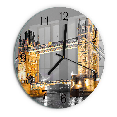 Wanduhr rund Tower Bridge