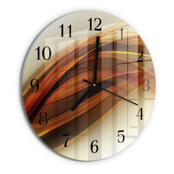 Wanduhr rund Abstraktion