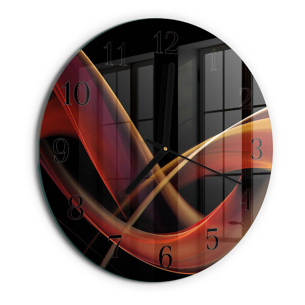 Wanduhr rund Abstraktion