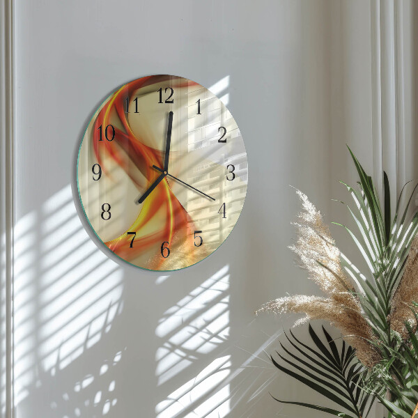 Wanduhr rund Abstraktion