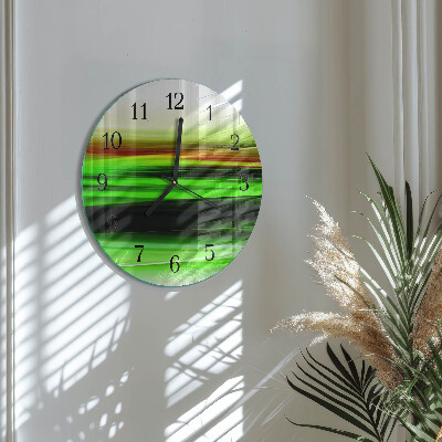 Wanduhr rund Abstraktion