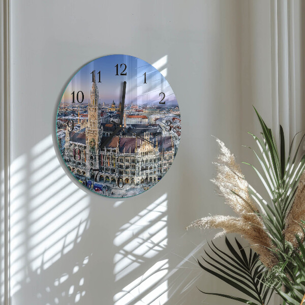 Wanduhr rund Horizont