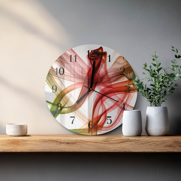 Wanduhr rund Abstraktion