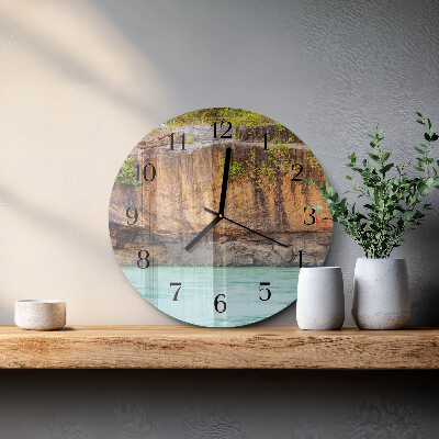 Wanduhr rund Cliff