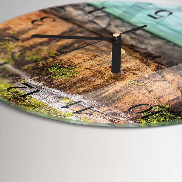 Wanduhr rund Cliff