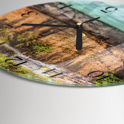 Wanduhr rund Cliff