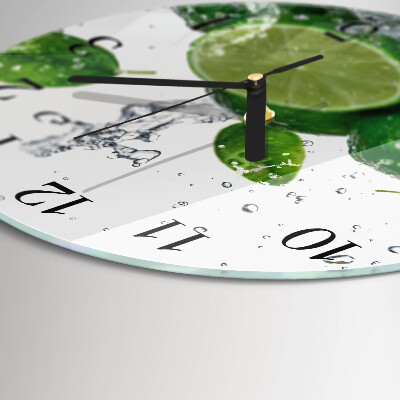 Wanduhr rund Kalziumkarbonat