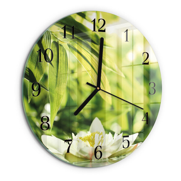 Wanduhr rund Natur
