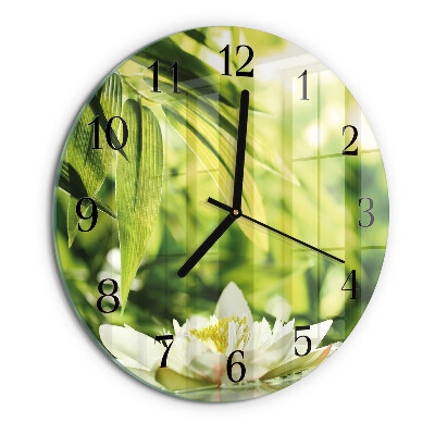Wanduhr rund Natur
