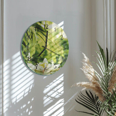 Wanduhr rund Natur