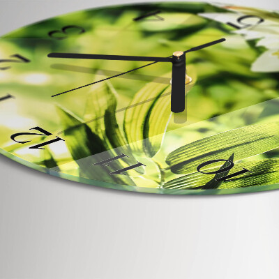 Wanduhr rund Natur