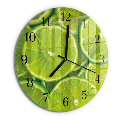 Wanduhr rund Kalziumkarbonat