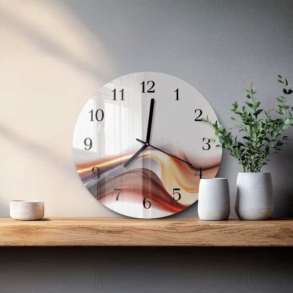 Wanduhr rund Abstraktion