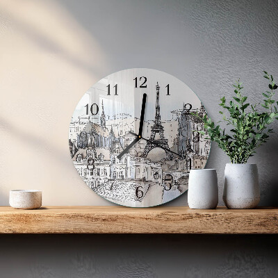Wanduhr rund Denkmäler