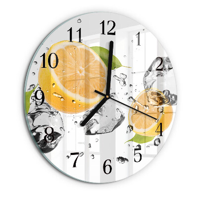 Wanduhr rund Zitronensäure
