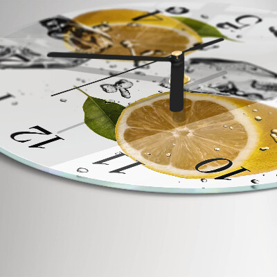 Wanduhr rund Zitronensäure