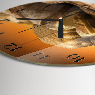 Wanduhr rund Brot
