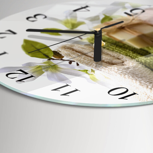 Wanduhr rund Spa-Seife