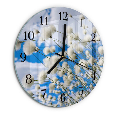 Wanduhr rund Baumwolle