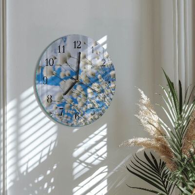 Wanduhr rund Baumwolle