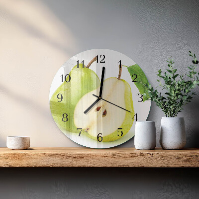 Wanduhr rund Birnen
