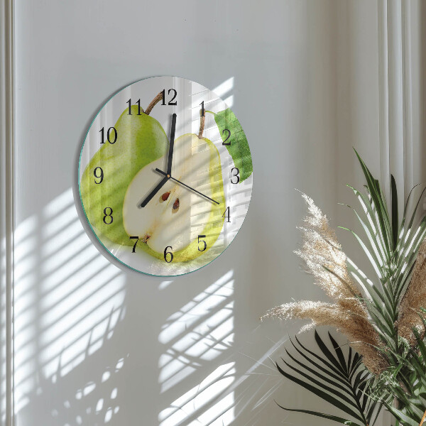 Wanduhr rund Birnen