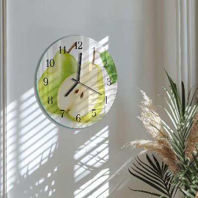 Wanduhr rund Birnen