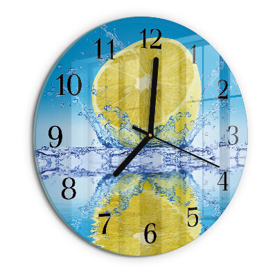 Wanduhr rund Zitronensäure