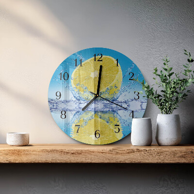 Wanduhr rund Zitronensäure