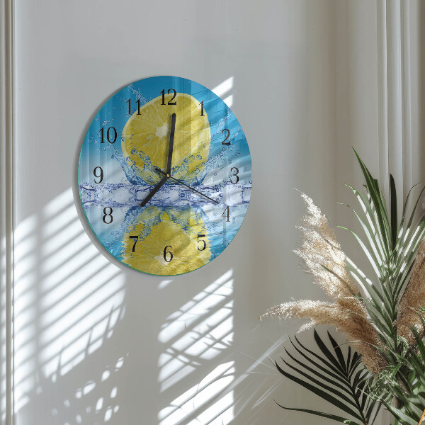 Wanduhr rund Zitronensäure