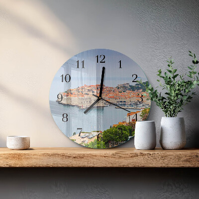 Wanduhr rund Naturpfad