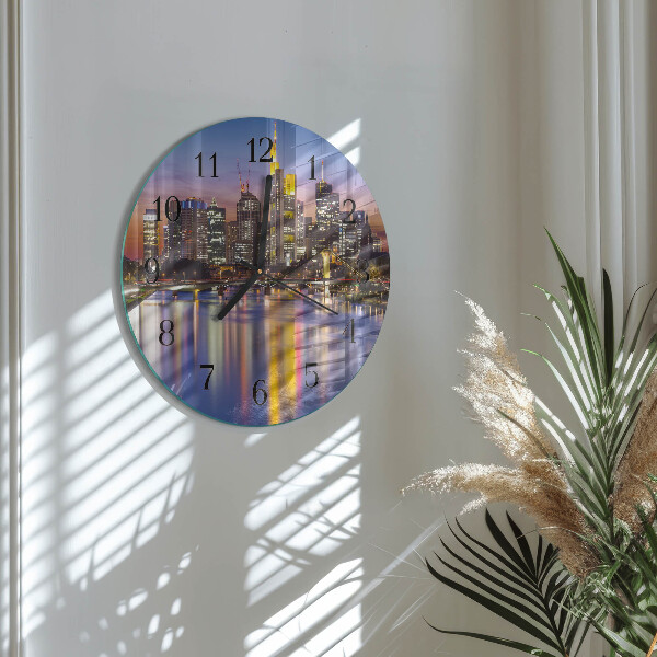 Wanduhr rund Horizont