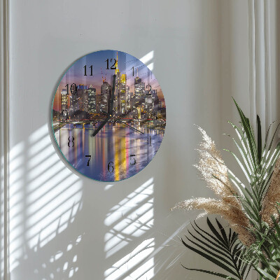 Wanduhr rund Horizont
