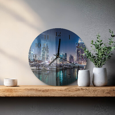 Wanduhr rund Horizont