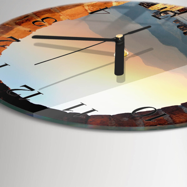 Wanduhr rund Chinesische Mauer