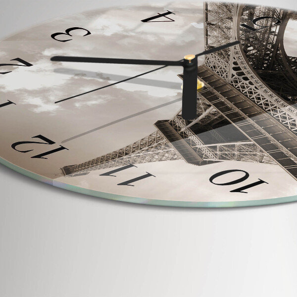 Wanduhr rund Paris