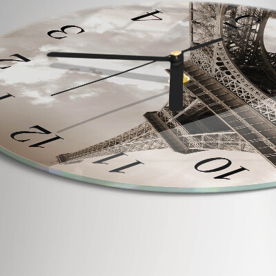 Wanduhr rund Paris