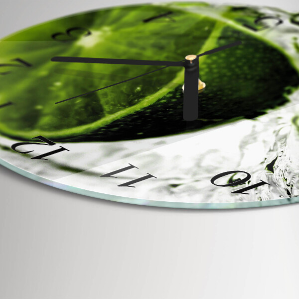 Wanduhr rund Kalziumkarbonat