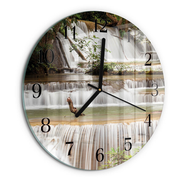 Wanduhr rund Kaskade