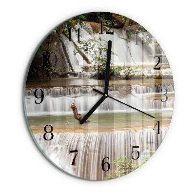 Wanduhr rund Kaskade