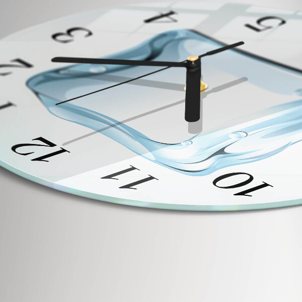 Wanduhr rund Eis