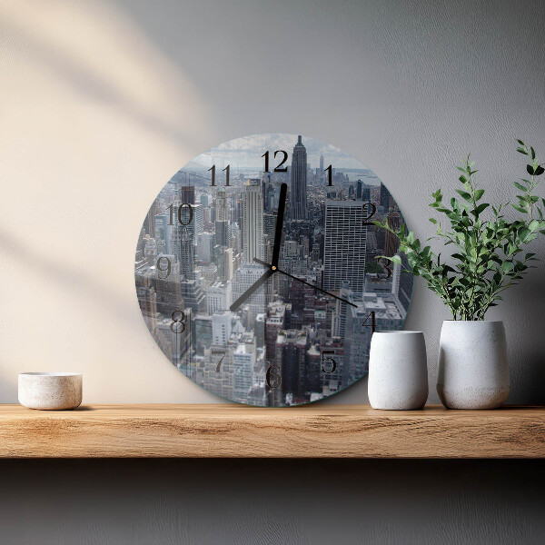 Wanduhr rund Horizont