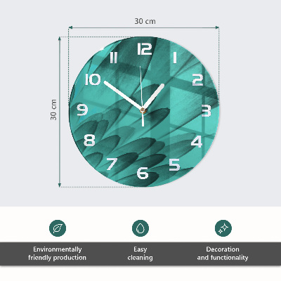 Wanduhr rund Horizont