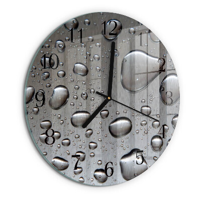 Wanduhr rund Tropfen