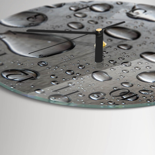 Wanduhr rund Tropfen