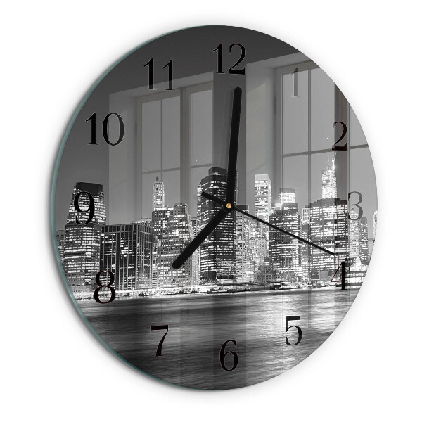 Wanduhr rund Horizont