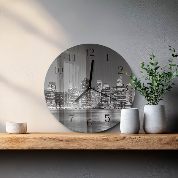 Wanduhr rund Horizont