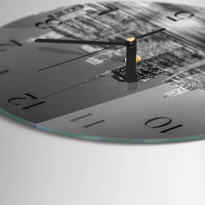 Wanduhr rund Horizont